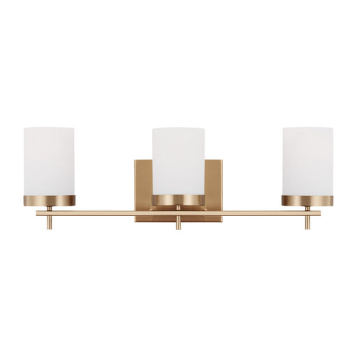 Visual Comfort Studio 4490303-848 Zire Three Light Bath, Satin Brass Main Image.jpg