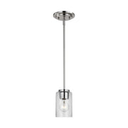 Generation Lighting 61170-962 Oslo One Light Mini-Pendant, Brushed Nickel Main Image.jpg