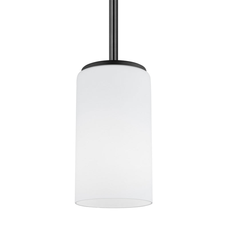 Generation Lighting 6124601-112 Alturas One Light Mini-Pendant, Midnight Black Alternate Image.jpg
