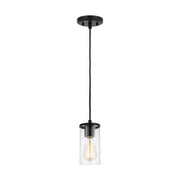 Visual Comfort Studio 6190301-112 Zire One Light Mini-Pendant, Midnight Black Main Image.jpg
