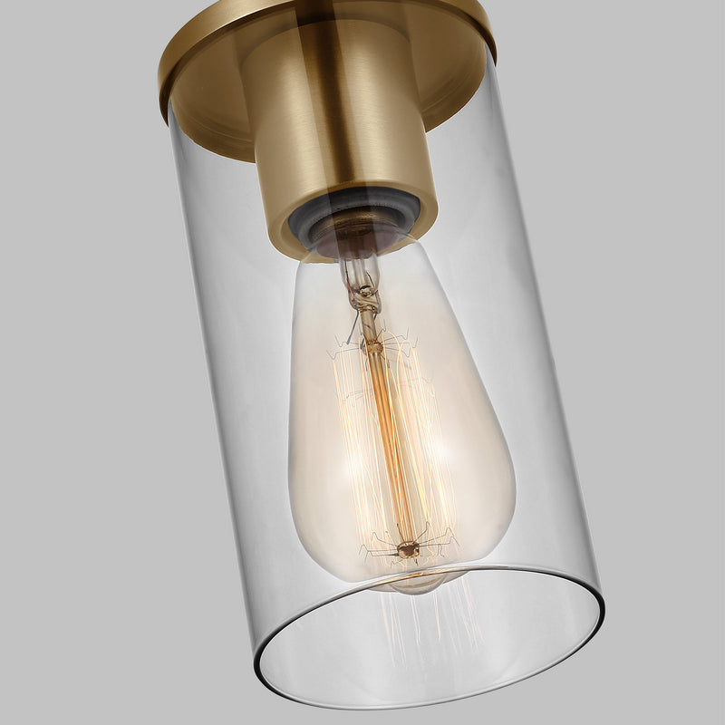 Visual Comfort Studio 6190301-848 Zire One Light Mini-Pendant, Satin Brass Alternate Image 2.jpg