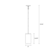 Visual Comfort Studio 6590301-112 Zire One Light Pendant, Midnight Black Alternate Image 2.jpg