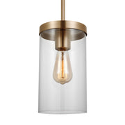Visual Comfort Studio 6590301-848 Zire One Light Pendant, Satin Brass Alternate Image.jpg