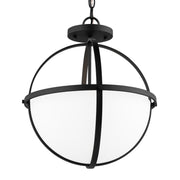 Generation Lighting 6624603-112 Alturas Three Light Pendant, Midnight Black Alternate Image.jpg