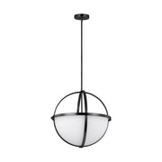 Generation Lighting 6624603EN3-112 Alturas Three Light Pendant, Midnight Black Main Image.jpg