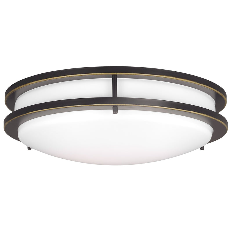 Generation Lighting 7650893S-71 Mahone LED Flush Mount, Antique Bronze Main Image.jpg