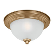 Generation Lighting 77063EN3-848 Geary One Light Flush Mount, Satin Brass Alternate Image.jpg