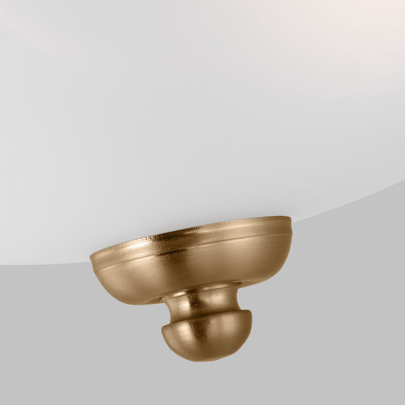 Generation Lighting 77064EN3-848 Geary Two Light Flush Mount, Satin Brass Alternate Image 2.jpg