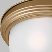 Generation Lighting 77065-848 Geary Three Light Flush Mount, Satin Brass Alternate Image 3.jpg