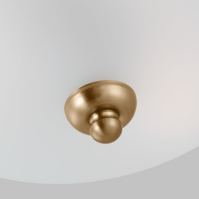 Generation Lighting 77065EN3-848 Geary Three Light Flush Mount, Satin Brass Alternate Image 2.jpg