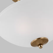 Generation Lighting 7716502EN3-848 Geary Two Light Semi-Flush Convertible Pendant, Satin Brass Alternate Image 2.jpg