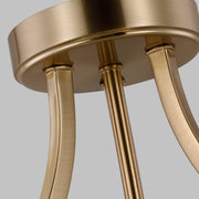 Generation Lighting 7716503-848 Geary Three Light Semi-Flush Convertible Pendant, Satin Brass Alternate Image 2.jpg