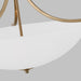 Generation Lighting 7716504EN3-848 Geary Four Light Semi-Flush Convertible Pendant, Satin Brass Alternate Image 3.jpg