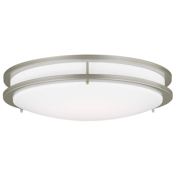 Generation Lighting 7750893S-753 Mahone LED Flush Mount, Painted Brushed Nickel Main Image.jpg