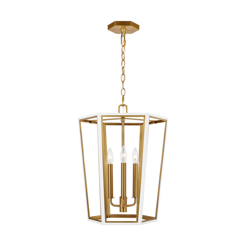 Visual Comfort Studio AC1083MWTBBS Curt Three Light Lantern, Matte White Main Image.jpg