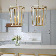 Visual Comfort Studio AC1094MWTBBS Curt Four Light Lantern, Matte White Alternate Image.jpg