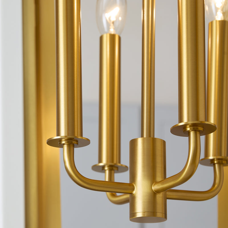 Visual Comfort Studio AC1094MWTBBS Curt Four Light Lantern, Matte White Alternate Image.jpg