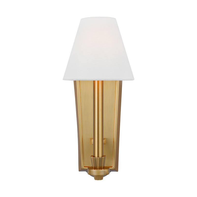 Visual Comfort Studio AW1121BBS Paisley One Light Wall Sconce, Burnished Brass Main Image.jpg