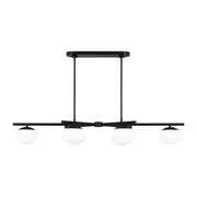 Visual Comfort Studio EC1276AI Lune Six Light Linear Chandelier, Aged Iron Alternate Image.jpg