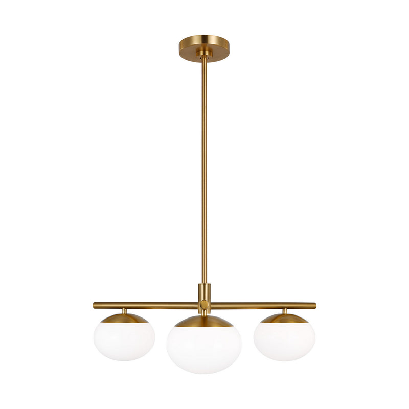 Visual Comfort Studio EF1063BBS Lune Three Light Semi Flush Mount, Burnished Brass Main Image.jpg
