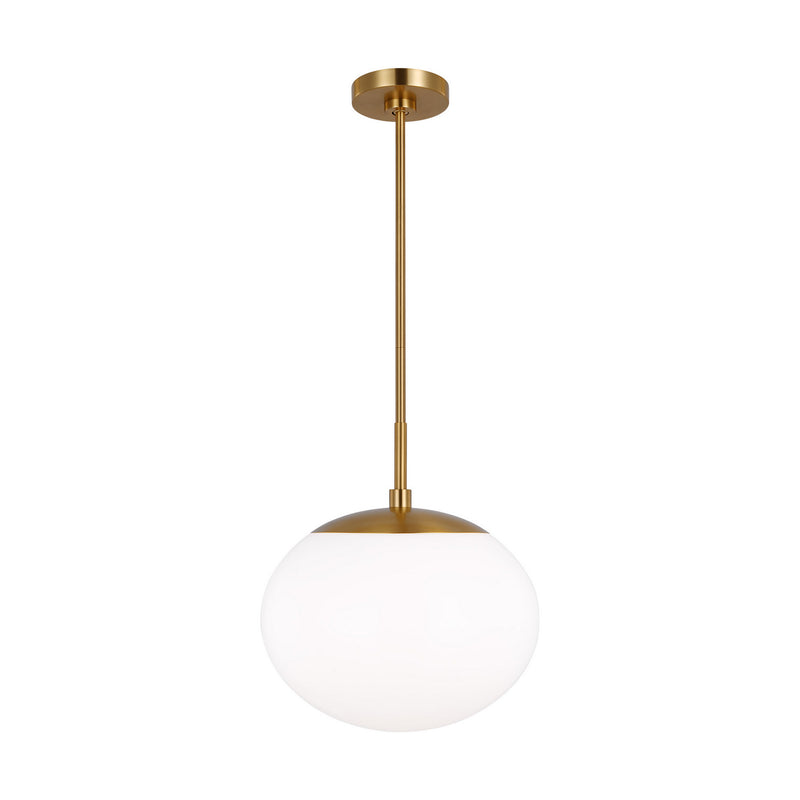 Visual Comfort Studio EP1341BBS Lune One Light Pendant, Burnished Brass Main Image.jpg