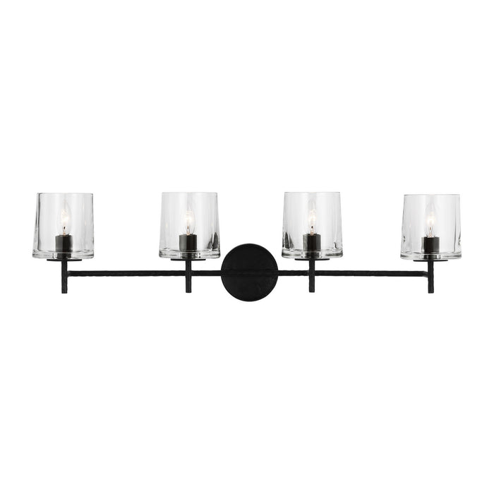 Visual Comfort Studio EV1004AI Marietta Four Light Vanity, Aged Iron Main Image.jpg