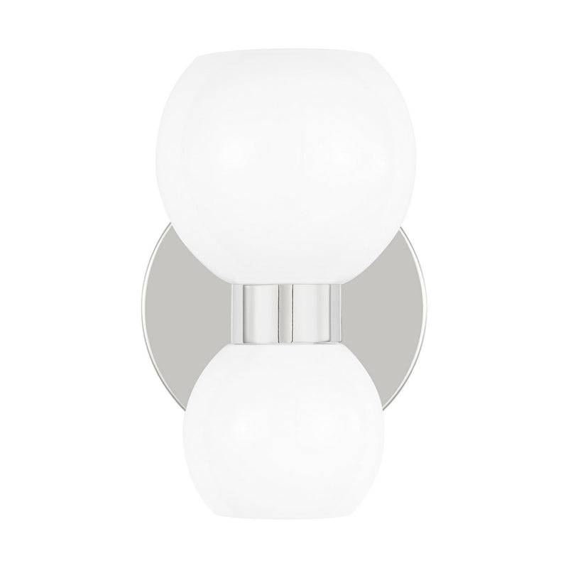 Visual Comfort Studio KSW1022PNMG Londyn Two Light Wall Sconce, Polished Nickel Main Image.jpg