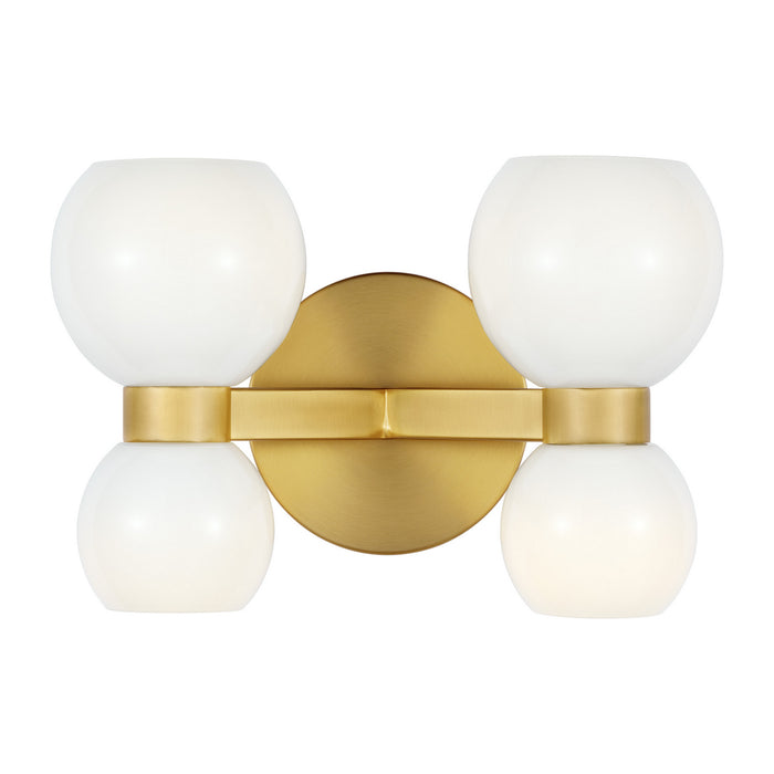 Visual Comfort Studio KSW1034BBSMG Londyn Four Light Wall Sconce, Burnished Brass Main Image.jpg