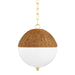 Mitzi H603701S-AGB Summer One Light Pendant, Aged Brass Main Image.jpg