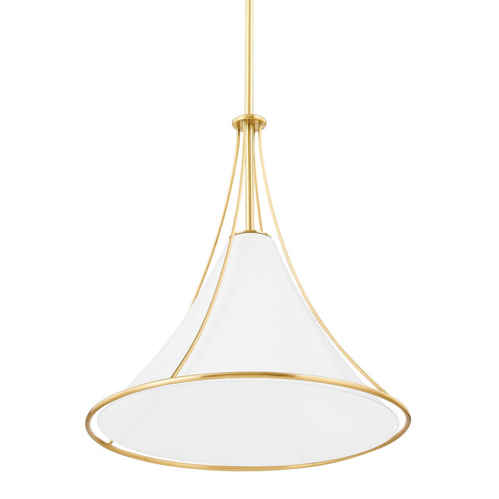 Mitzi H645701L-AGB Madelyn One Light Pendant, Aged Brass Main Image.jpg