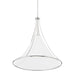 Mitzi H645701L-PN Madelyn One Light Pendant, Polished Nickel Main Image.jpg