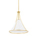 Mitzi H645701S-AGB Madelyn One Light Pendant, Aged Brass Main Image.jpg