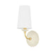 Mitzi H663101-AGB/CAI Rhea One Light Wall Sconce, Aged Brass/Ceramic Antique Ivory Main Image.jpg