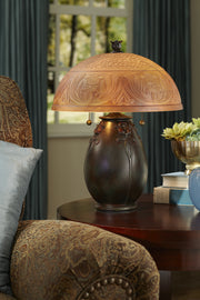 Quoizel QJ6781TR Glenhaven Two Light Table Lamp, Teco Rossa Alternate Image 2.jpg
