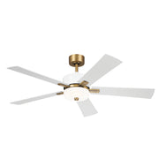 Kichler 300395WH 56"Ceiling Fan, Brushed Natural Brass