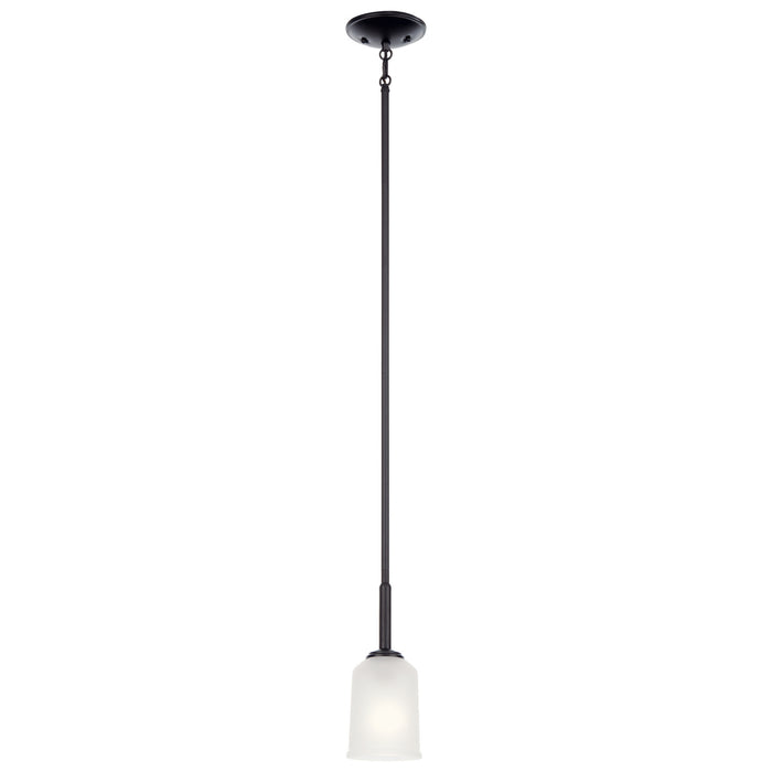 Kichler 43674BK One Light Mini Pendant, Black