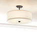 Kichler 43675BK Shailene Three Light Semi Flush Mount, Black Alternate Image.jpg