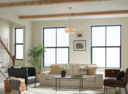 Kichler 52074SN Three Light Pendant/Semi Flush, Satin Nickel (6)