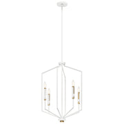 Kichler 52351WH Four Light Foyer Pendant, White