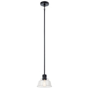 Kichler 52405BK One Light Mini Pendant, Black