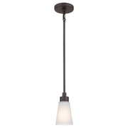 Kichler 52444OZ One Light Mini Pendant, Olde Bronze