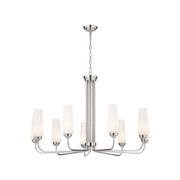 Kichler 52481PN Nine Light Chandelier, Polished Nickel