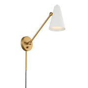 Kichler 52485NBRW One Light Wall Sconce, Natural Brass