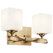 Kichler 55001CPZ Two Light Bath, Champagne Bronze