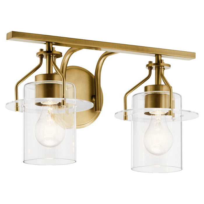 Kichler 55078NBR Everett Two Light Bath, Brushed Brass Main Image.jpg