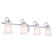 Kichler 55127NI Four Light Bath, Brushed Nickel