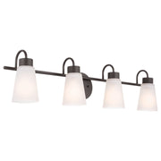 Kichler 55127OZ Four Light Bath, Olde Bronze