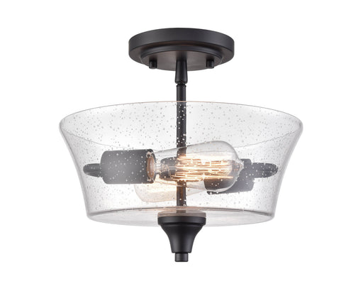 Millennium 2110-MB Caily Two Light Semi-Flush Mount, Matte Black Main Image.jpg