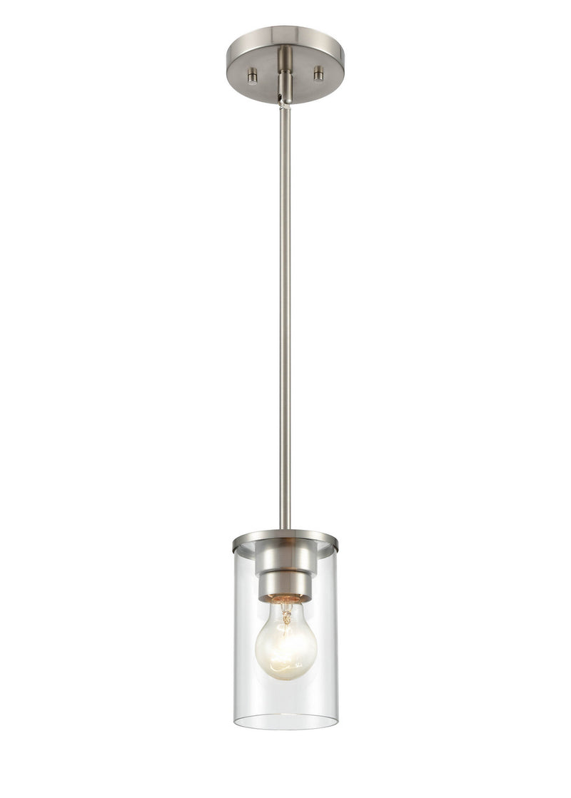 Millennium 2711-BN Verlana One Light Pendant, Brushed Nickel Main Image.jpg