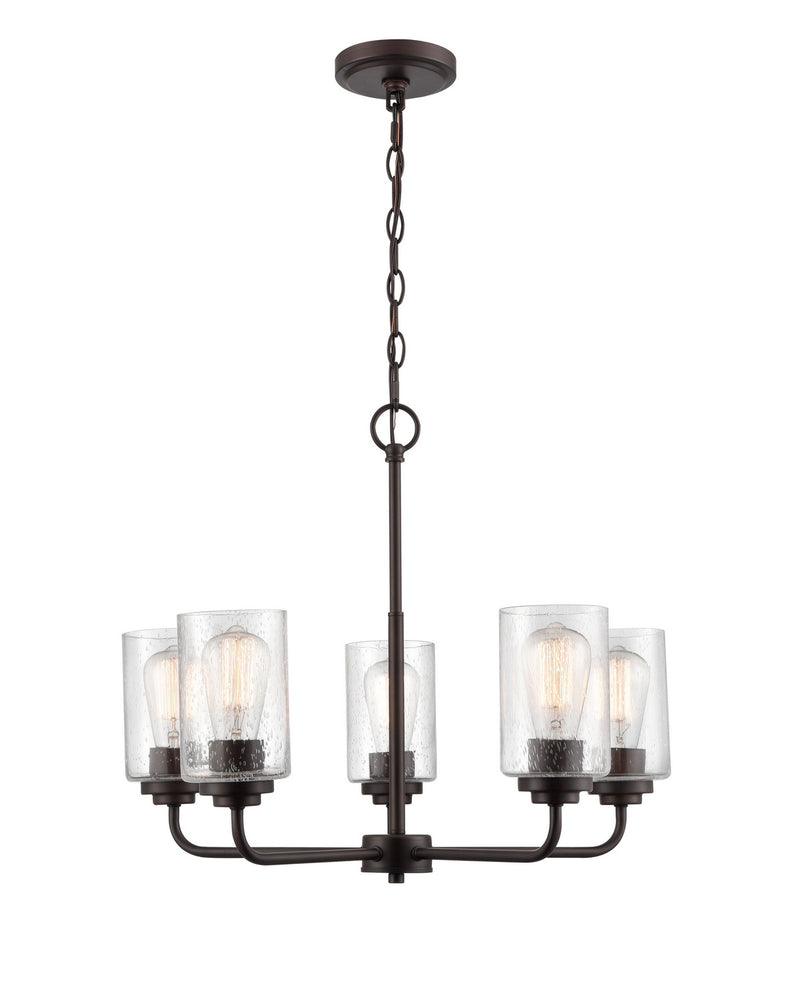 Millennium 9605-RBZ Moven Five Light Chandelier, Rubbed Bronze Main Image.jpg